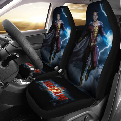 Shazam Powers Dc'S Captain Marvel Car Seat Covers