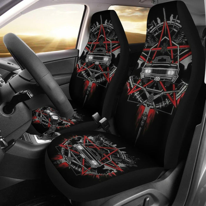 Supernatural Logo Art Car Seat Covers