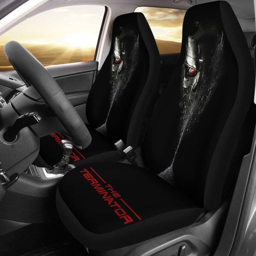 Terminator Skull Art Car Seat Covers