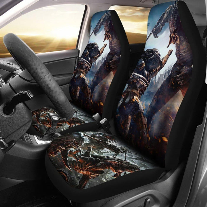 The Predator Movie Fight Car Seat Covers