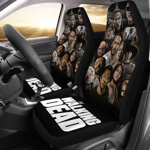 The Walking Dead Characters Art Car Seat Covers