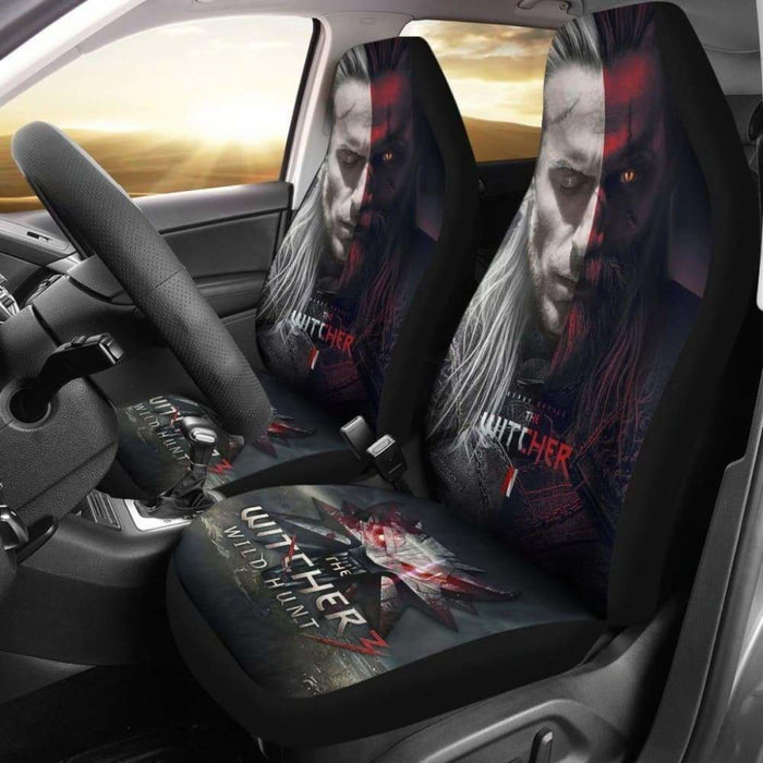 The Witcher 3: Wild Hunt  Geralt Gaming 3D Car Seat Covers