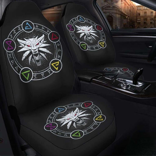 The Witcher Logo Emblem Car Seat Covers
