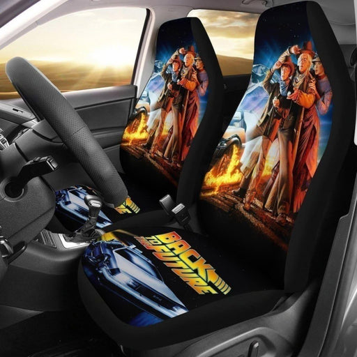 Vintage Back To Future Car Seat Covers