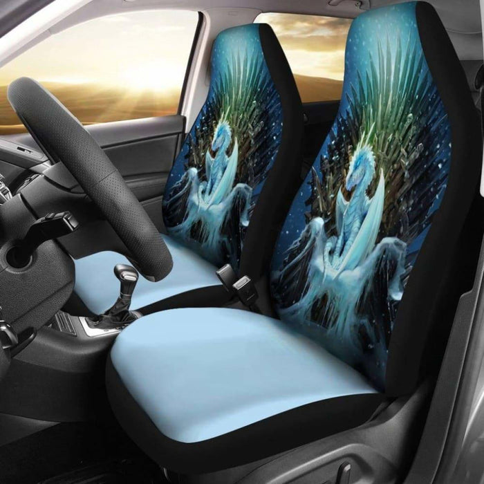 White Walker Ice Dragon Got 8 Car Seat Covers