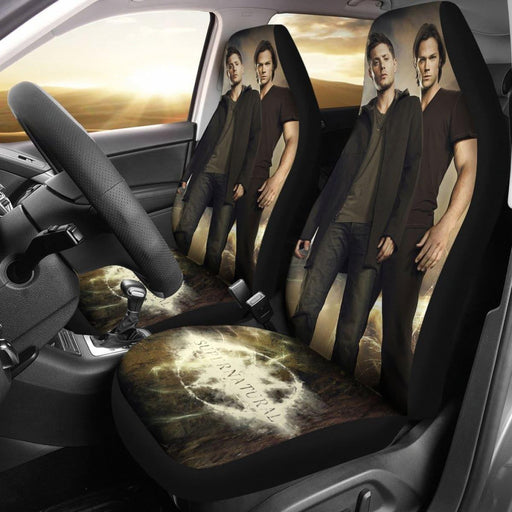 Winchester Brothers Dean & Sam Supernatural Car Seat Covers